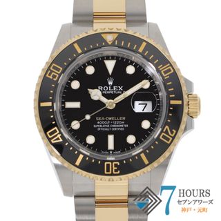 ロレックス(ROLEX)の【120115】ROLEX ロレックス  126603 シードゥエラー ブラックダイヤル ランダム番 YG/SS 自動巻き ギャランティーカード 当店オリジナルボックス 腕時計 時計 WATCH メンズ 男性 男 紳士【中古】(腕時計(アナログ))