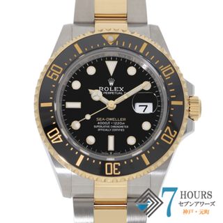 ロレックス(ROLEX)の【120250】ROLEX ロレックス  126603 シードゥエラー ブラックダイヤル ランダム番 YG/SS 自動巻き ギャランティーカード 純正ボックス 腕時計 時計 WATCH メンズ 男性 男 紳士【中古】(腕時計(アナログ))