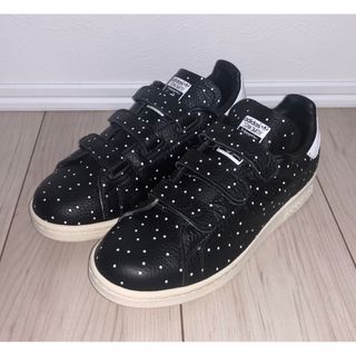 アディダス(adidas)の23cm 良品 adidas STAN SMITH CF ベルクロ ドット 水玉(スニーカー)