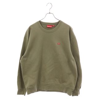 シュプリーム(Supreme)のSUPREME シュプリーム 22AW Small Box Crewneck スモールボックス クルーネック スウェット カーキ トレーナー(スウェット)