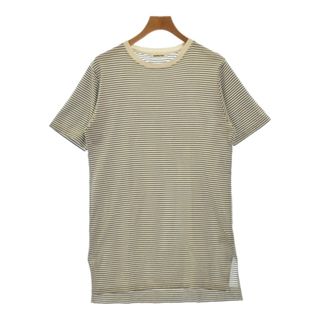 MONKEY TIME Tシャツ・カットソー L 白x黒(ボーダー) 【古着】【中古】(Tシャツ/カットソー(半袖/袖なし))