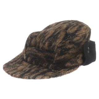 エンジニアードガーメンツ(Engineered Garments)のEngineered Garments エンジニアド ガーメンツ EG Jaq Hunter's Cap ジャガード ハンターズキャップ ブラウン(キャップ)