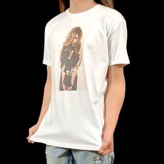 新品 アヴリルラヴィーン カナダ スケーター パンク ポップ ロック Tシャツ(Tシャツ/カットソー(半袖/袖なし))