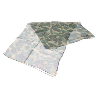 SOUTH2 WEST8 サウス2ウエスト8 S2W8 CamouFlage Scarf D/Hunter ダックハンター カモフラージュ シルククレープ スカーフ グリーン(バンダナ/スカーフ)