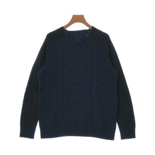 サカイ(sacai)のsacai サカイ ニット・セーター 1(S位) 紺 【古着】【中古】(ニット/セーター)