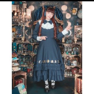 アマベル(Amavel)のRe;sume リジューム Moon Phases OnePiece Blue(ロングワンピース/マキシワンピース)