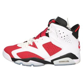 ナイキ(NIKE)のNIKE ナイキ AIR JORDAN 6 RETRO CARMINE CT8529-106 エアジョーダン6 カーマイン ハイカットスニーカー ホワイト/レッド US10/28.0cm(スニーカー)