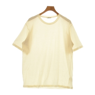 オーラリー(AURALEE)のAURALEE オーラリー Tシャツ・カットソー 5(L位) 白 【古着】【中古】(Tシャツ/カットソー(半袖/袖なし))