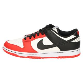 ナイキ(NIKE)のNIKE ナイキ DUNK LOW RETRO EMB NBA 75th Anniversary Chicago Bulls DD3363-100 ダンク レトロ ローカットスニーカー ホワイト/レッド US10/28.0cm(スニーカー)