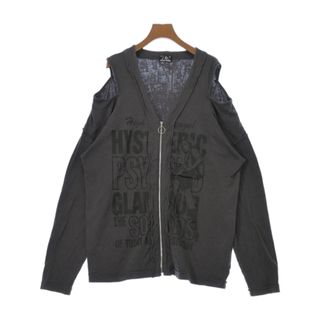 ヒステリックグラマー(HYSTERIC GLAMOUR)のHYSTERIC GLAMOUR カーディガン F チャコールグレー 【古着】【中古】(カーディガン)