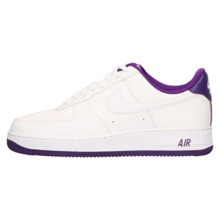 ナイキ(NIKE)のNIKE ナイキ AIR FORCE 1 07 2 Voltage Purple エアフォースワン ローカットスニーカー ボルテージパープル ホワイト/パープル US9.5/27.5cm CJ1380-100(スニーカー)