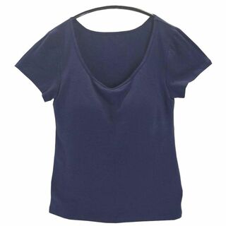 SI1644◇ 新品 ブラトップ型Tシャツ インナー 3Lサイズ ネイビー(アンダーシャツ/防寒インナー)