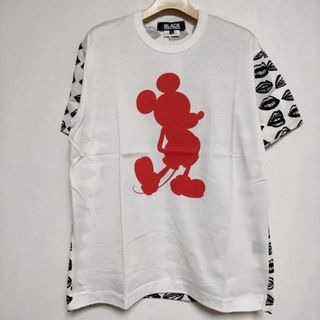 ブラックコムデギャルソン(BLACK COMME des GARCONS)のBLACK COMME des GARCONS DISNEY ディズニー ミッキー 半袖Ｔシャツ カットソー AD2015 ホワイト メンズ ブラックコムデギャルソン【中古】4-0525S∞(Tシャツ/カットソー(半袖/袖なし))