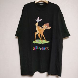 アンダーカバー(UNDERCOVER)のUNDERCOVER ディズニー バンビ UC1C8806-1  半袖Ｔシャツ カットソー ブラック メンズ アンダーカバー【中古】4-0525S∞(Tシャツ/カットソー(半袖/袖なし))