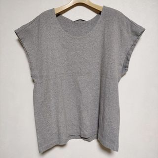 ISSEY MIYAKE MEN ME31JK100 ノースリーブ Ｔシャツ カットソー グレー メンズ イッセイミヤケ メン【中古】4-0525S∞