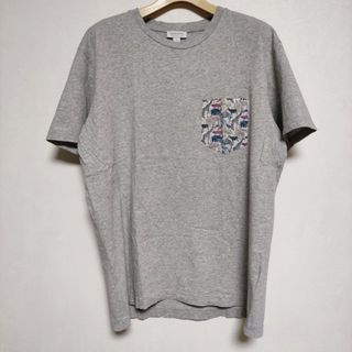 サンスペル(SUNSPEL)のSUNSPEL コットン 動物柄ポケット 半袖Ｔシャツ カットソー グレー メンズ サンスペル【中古】4-0525S∞(Tシャツ/カットソー(半袖/袖なし))