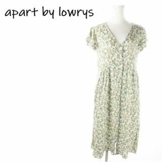 apart by lowrys - アパートバイローリーズ ワンピース 半袖 花柄 F 緑 220526AO2A