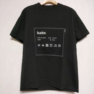 kudos ケアタグ 半袖Ｔシャツ カットソー ブラック メンズ クードス【中古】4-0525S∞(Tシャツ/カットソー(半袖/袖なし))