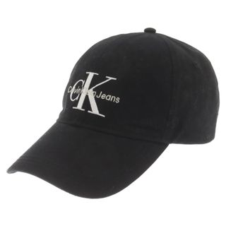 カルバンクライン(Calvin Klein)のCalvin Klein Jeans カルバンクラインジーンズ CKJ MONOGRAM EMBROIDERED BALL CAP モノグラム エンブロイ ベースボールキャップ 帽子 ブラック HX0263(キャップ)