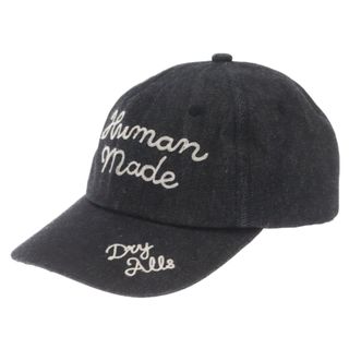 ヒューマンメイド(HUMAN MADE)のHUMAN MADE ヒューマンメイド PANEL DENIM CAP ロゴデニムキャップ 帽子 ネイビー(キャップ)