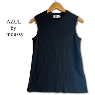 アズールバイマウジー(AZUL by moussy)の【AZUL by moussy】ノースリーブ S タンクトップ 吸収性 スリット(タンクトップ)