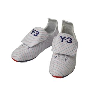 ワイスリー(Y-3)のAdidas アディダス Y-3 ワイスリー Field Low Exclusive スニーカー レザー ホワイト レッド ブルー 28cm 美品 中古 64337(スニーカー)