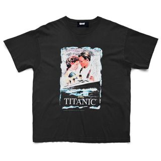 VINTAGE - ディカプリオ主演｜90sヴィンテージ Titanic Tシャツ [XL]