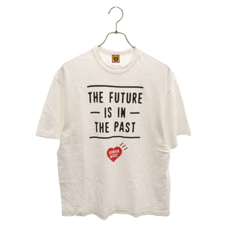 ヒューマンメイド(HUMAN MADE)のHUMAN MADE ヒューマンメイド 24SS GRAPHIC T-SHIRT #03 THE FUTURE IS IN THE PAST フロントロゴ 半袖Tシャツ ホワイト(Tシャツ/カットソー(半袖/袖なし))