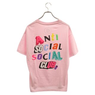 ANTI SOCIAL SOCIAL CLUB アンチソーシャルソーシャルクラブ The Real Me Tee バック プリント デザイン 半袖Tシャツ カットソー ピンク