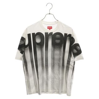 シュプリーム(Supreme)のSUPREME シュプリーム 20AW Bleed Logo S/S Top ブリード ロゴ 半袖 Tシャツ カットソー ホワイト/ブラック(Tシャツ/カットソー(半袖/袖なし))