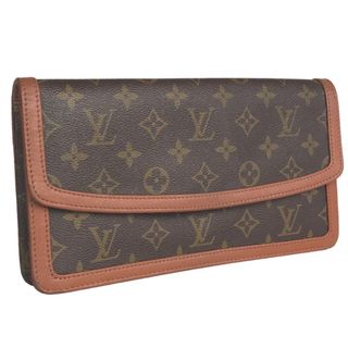 ルイヴィトン(LOUIS VUITTON)のLOUIS VUITTON ルイヴィトン ポシェット ダム PM セカンドバッグ クラッチバッグ メンズ モノグラムキャンバス ブラウン 茶色 M51812 中古品【鑑定済】(セカンドバッグ/クラッチバッグ)