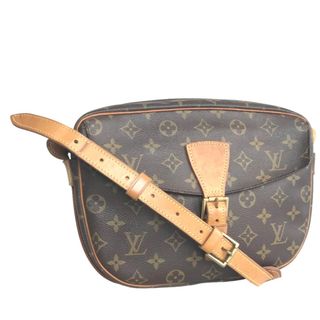 ルイヴィトン(LOUIS VUITTON)のLOUIS VUITTON ルイヴィトン ジュヌフィーユ 27 スリングバッグ ショルダーバッグ レディース モノグラムキャンバス ブラウン 斜め掛け 肩掛け 茶色 M51225 中古品【鑑定済】(ショルダーバッグ)