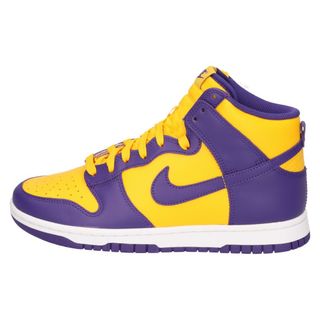 ナイキ(NIKE)のNIKE ナイキ DUNK HI RETRO ダンク ハイカットスニーカー イエロー/パープル DD1399-500 US8.5/26.5cm(スニーカー)