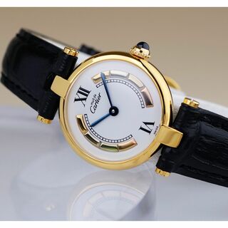 カルティエ(Cartier)の美品 カルティエ マスト ヴァンドーム スリーカラーゴールド SM(腕時計)