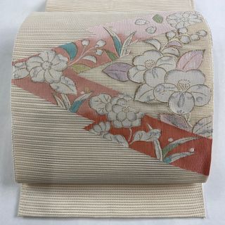 名古屋帯 美品 秀品 正絹 【中古】(帯)