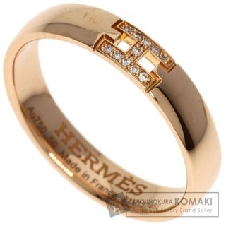 エルメス(Hermes)のHERMES エヴァー ヘラクレス ダイヤモンド #50 リング・指輪 K18PG レディース(リング(指輪))