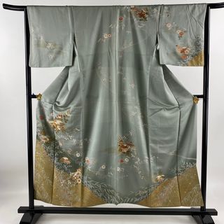 訪問着 身丈151cm 裄丈65cm 正絹 優品 【中古】(着物)