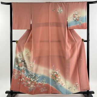 訪問着 身丈160cm 裄丈63cm 正絹 秀品 【中古】(着物)