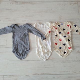 PETIT BATEAU - プチバトーロンパース　24m86cm