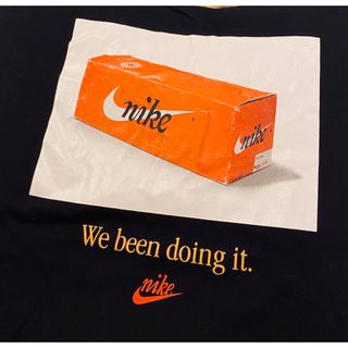 ナイキ(NIKE)の【入手困難】NIKE Tシャツ BOX L ナイキ 黒 極希少品 古着 完売(Tシャツ/カットソー(半袖/袖なし))