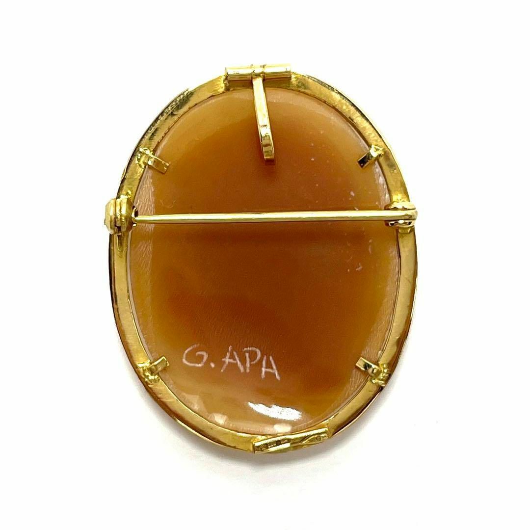 希少品 k14カメオブローチ 585 GAPA 希少品 k14カメオブローチ 585 GAPA