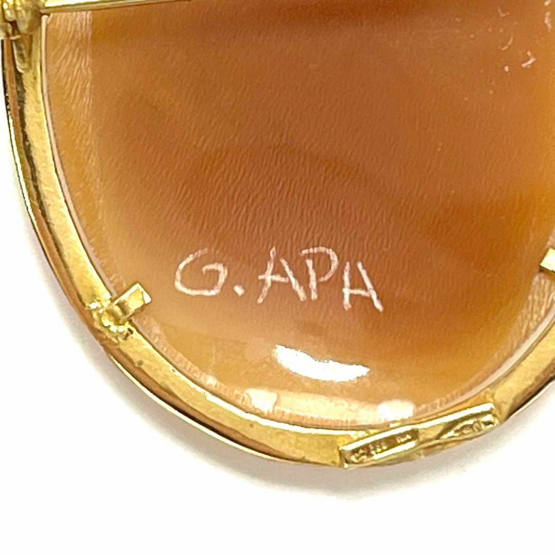 希少品 k14カメオブローチ 585 GAPA 希少品 k14カメオブローチ 585 GAPA