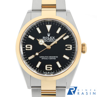 ロレックス(ROLEX)のロレックス エクスプローラーI 124273 ブラック ランダム番 メンズ 中古 腕時計(腕時計(アナログ))