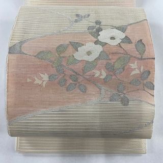 名古屋帯 美品 秀品 正絹 【中古】(帯)