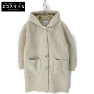 エルマンノ フィレンツェ 22-23AW D41ED037APEH4 アイボリー ダッフルボアコート 38(その他)