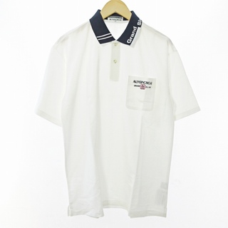 マンシングウェア(Munsingwear)のマンシングウェア 美品 ポロシャツ カットソー 半袖 ゴルフ ウエア 白 MA(ポロシャツ)