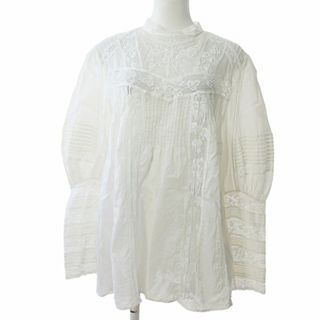 ジルスチュアート(JILLSTUART)のジルスチュアート 23SS レースピンタックブラウス プルオーバー シャツ 長袖(シャツ/ブラウス(長袖/七分))