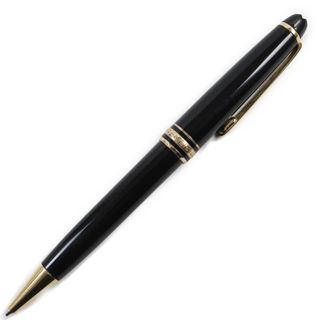 モンブラン(MONTBLANC)の良品●MONTBLANC モンブラン マイスターシュテュック クラシック ツイスト式 ホワイトスター ボールペン ブラック ゴールド 筆記確認済み(ペン/マーカー)