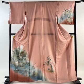 訪問着 身丈164cm 裄丈68.5cm 正絹 名品 【中古】(着物)