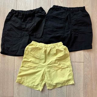 ユニクロ(UNIQLO)のユニクロ　UNIQLO  キッズ　短パン ショートパンツ140サイズ　3枚セット(パンツ/スパッツ)